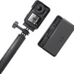 DJI Osmo Action 4 Adventure Combo - 4K/120fps Waterproof Action Camera with a 1/1.3-Inch Sensor, 10-bit & D-Log M Color Performance, Up to 7.5 h with 3 Batteries, Outdoor Camera for Travel, Biking