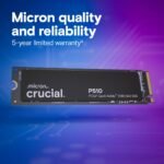 Crucial® P510 1TB PCIe Gen5 NVMe™ 2280 M.2 SSD
