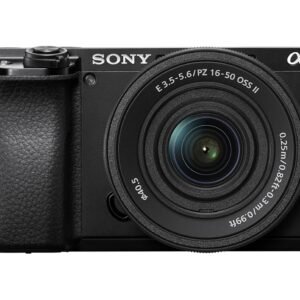Sony New Alpha ILCE-6100K (Previously ILCE-6100L) with Upgraded SELP1650 (Ver 2) Power Zoom Lens | 24.2 MP | APS-C Sensor | Fast Auto Focus | 4K Vlogging Camera | Tiltable LCD – Black
