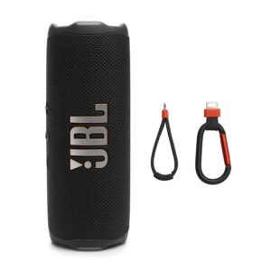 JBL Flip 7 Wireless Portable Bluetooth Speaker, Bold Pro Sound with AI Sound Boost, 16Hrs of Playtime, IP68 Water & Dustproof, Multi-Speaker Connection by Auracast, Personalization App (Black)