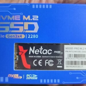 Netac® N930E-PRO 256GB PCIe Gen3x4 NVMe™ 2280 M.2 SSD