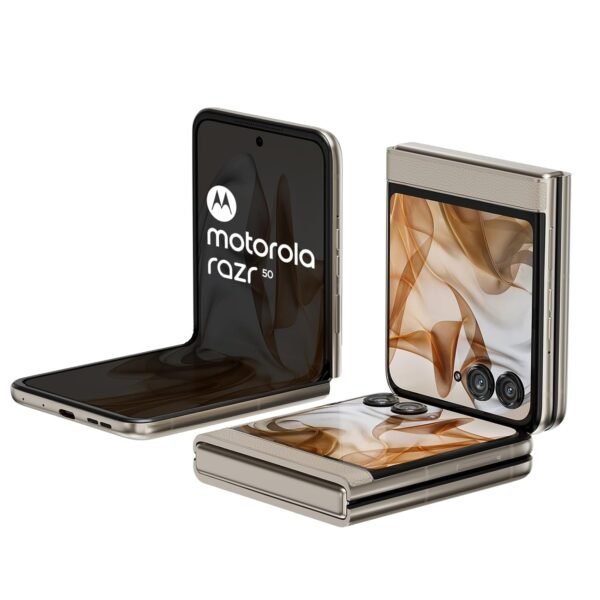 Motorola razr 50 (Beach Sand, 8GB RAM, 256GB Storage) | 3.6