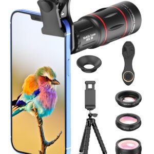 Apexel 18x Super Zoom Mobile Smartphone Lens + Macro + Wide Angle + Fisheye Lens