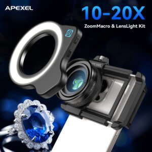 APEXEL 10-20X Zoom Macro Lens
