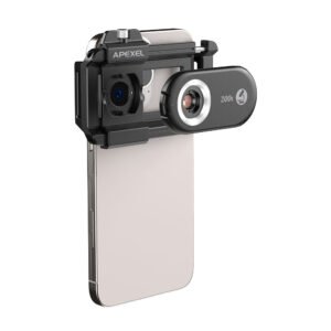Apexel Microscope for Mobile Camera (100x, 150x, 200x, 300x)